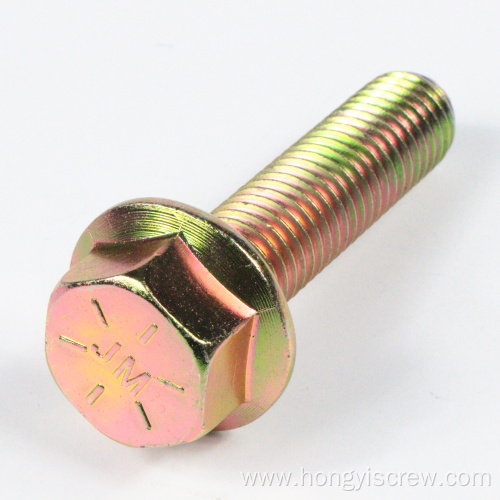 Color Galvanized Hex Head Flange Bolt